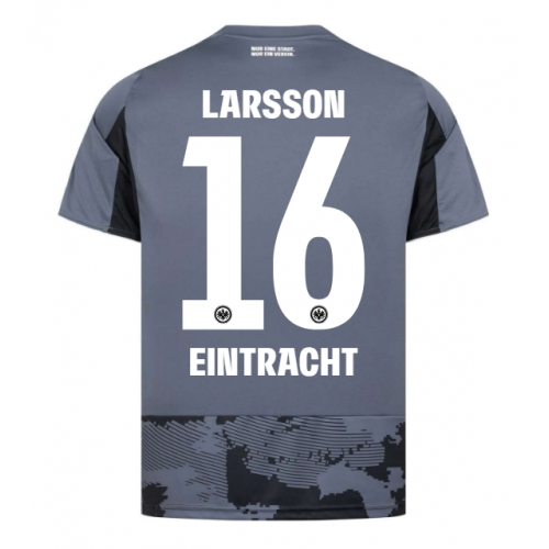 Billige Fotballdrakt Eintracht Frankfurt Hugo Larsson #16 Replika Tredjedrakt 2025-26 Kortermet Billige Fotballdrakt Eintracht Frankfurt Hugo Larsson #16 Replika Tredjedrakt 2025-26 Kortermet